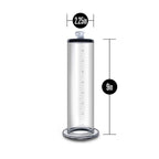 Performance - 9" x 2.5" Penis Pump Cylinder - Clear