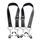 Labia Spreader Straps w Clamps