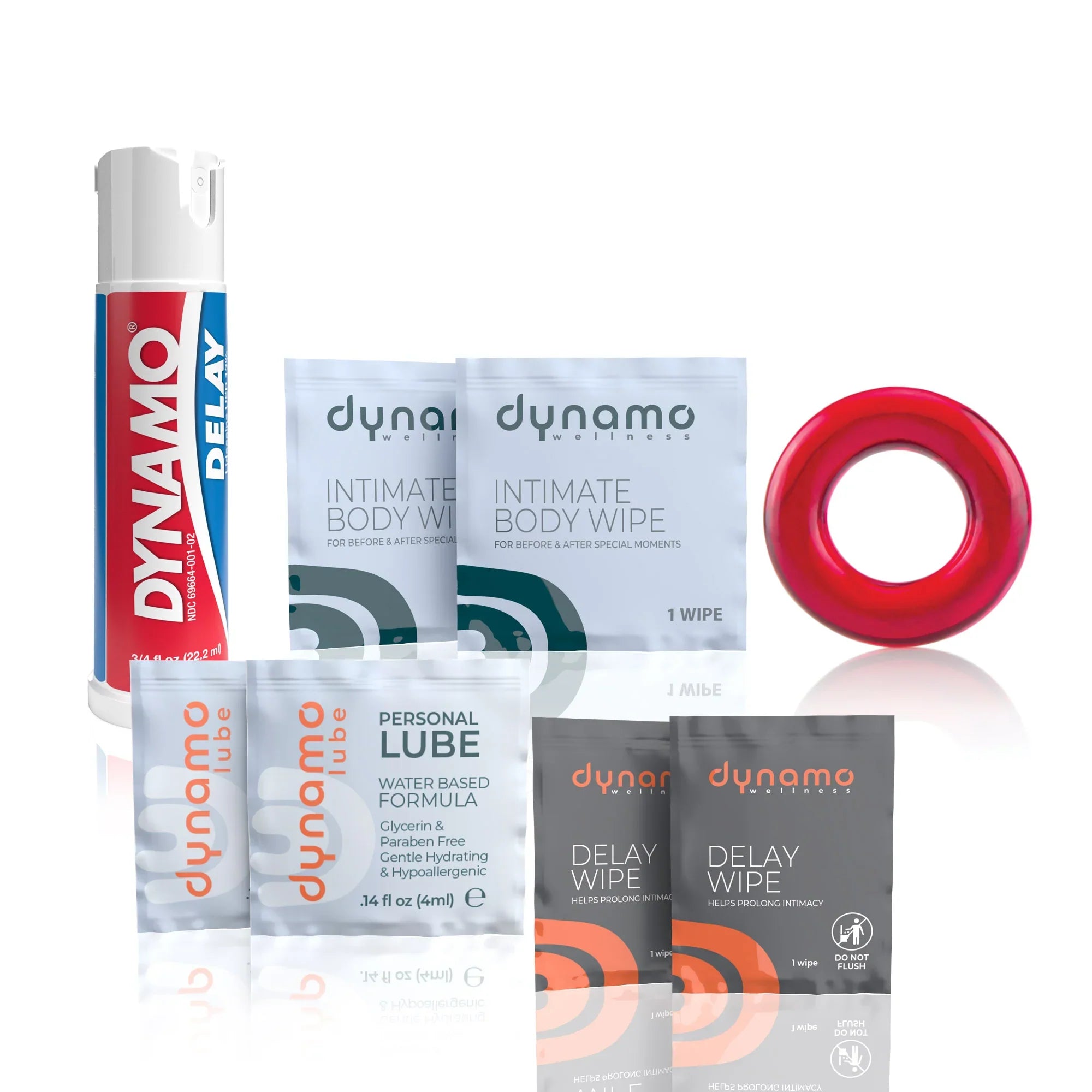 All Night Delay Intimacy Kit Spray, Cock Ring & More