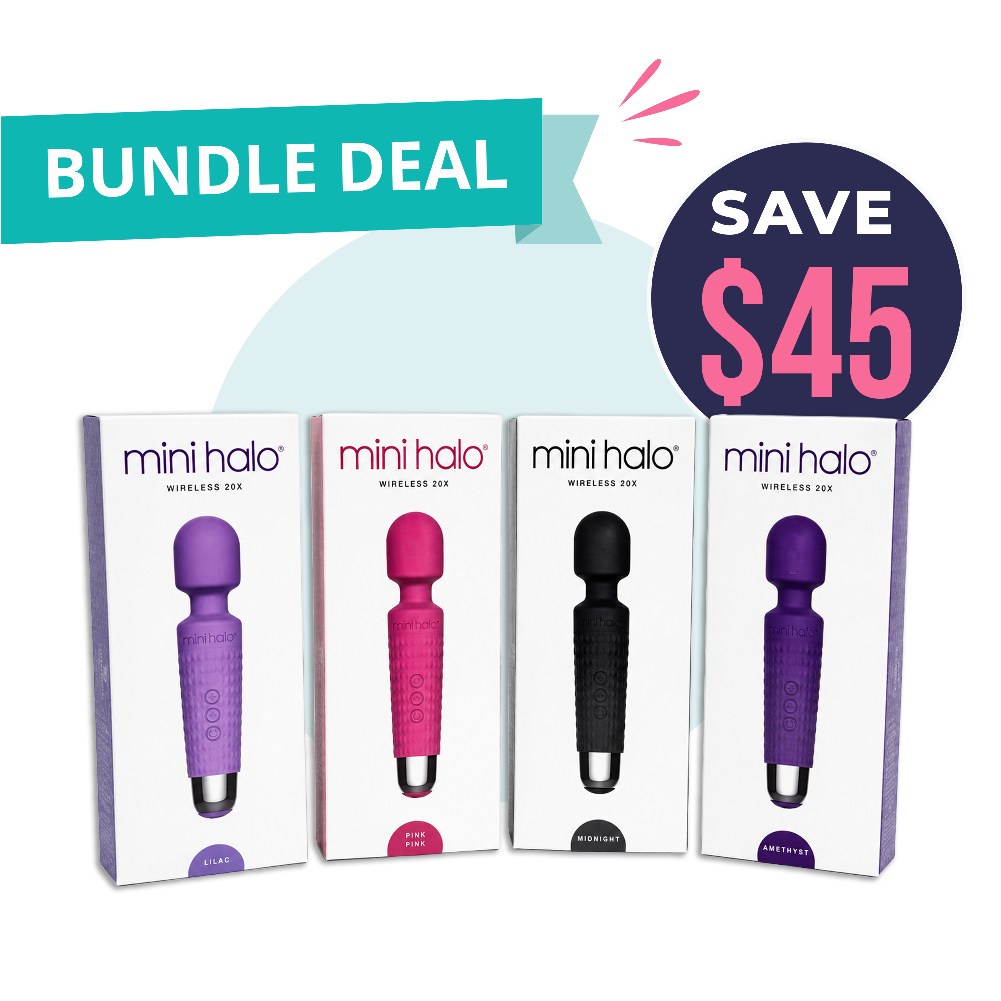 Shibari Mini Halo Wireless Wand Value Bundle