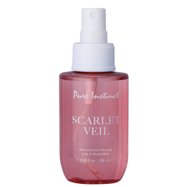 Pheromones Haìr and Body Mist Pure Instinct- SCARLET VEIL - 3.35 floz | 99mL