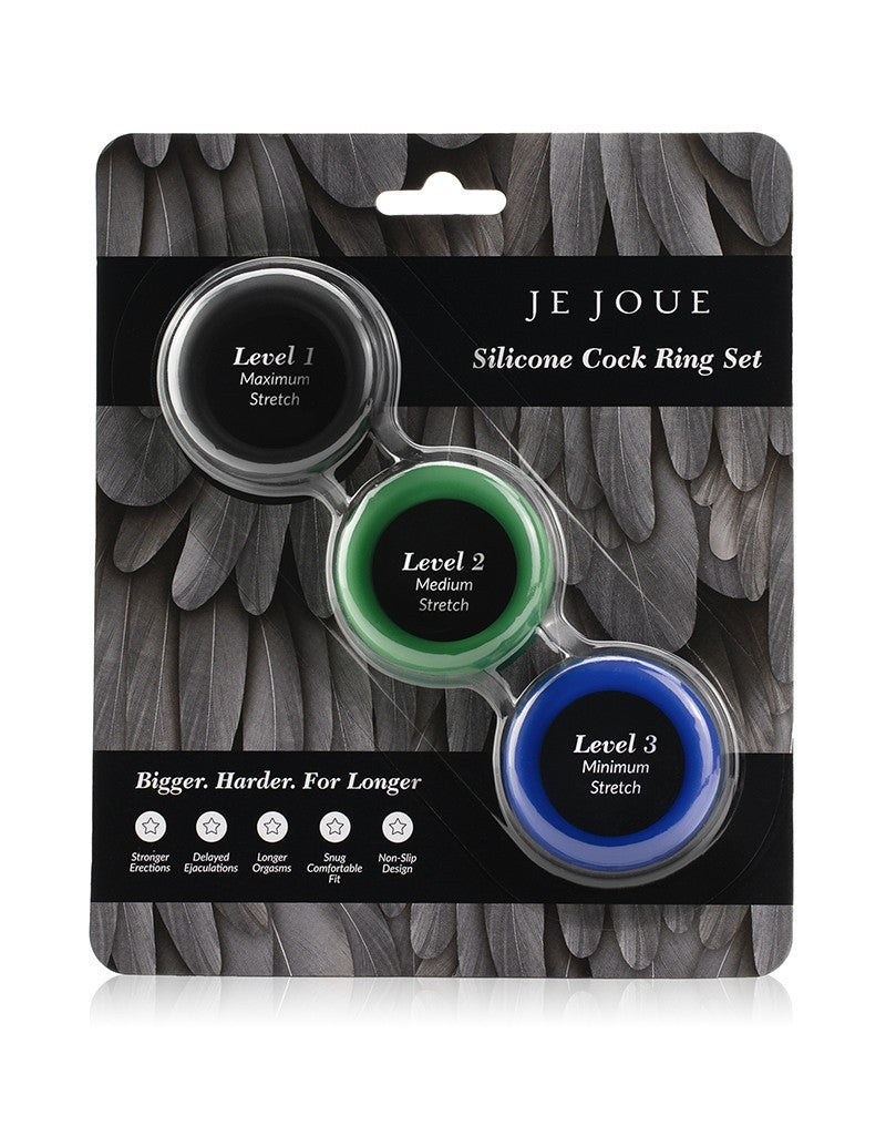 3 Pack Silicone Cock-rings