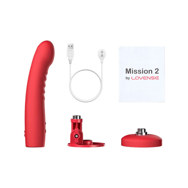 Mission 2 - Vibration Suction Cup Dildo. Pair with the Solace Pro to mimic the sensations of the Mission with the thrusts of the Solace pro. Or play solo. Lovense Location Safe.