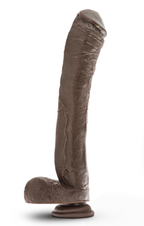 Dr Skin Mr Ed 13" Dildo - Chocolate