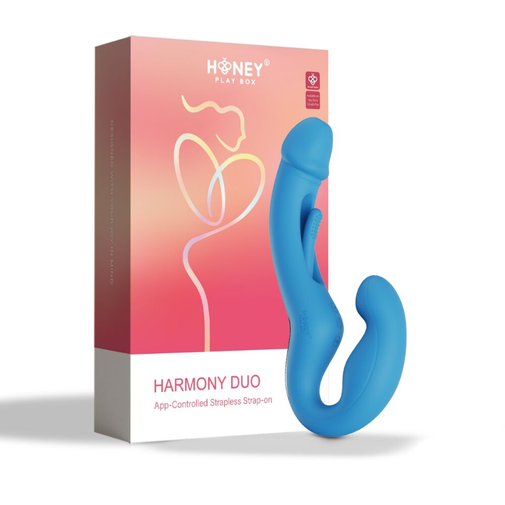 Duo Strapless Strap On - Honey Play Box