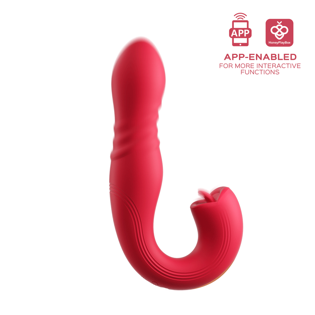 Clit Licker & Joi Thrust 2 Pressure Sensing - by Honey Play Box