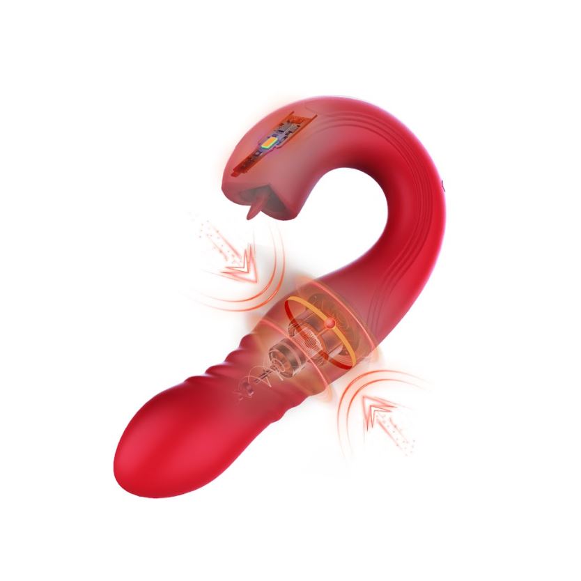 Clit Licker & Joi Thrust 2 Pressure Sensing - by Honey Play Box