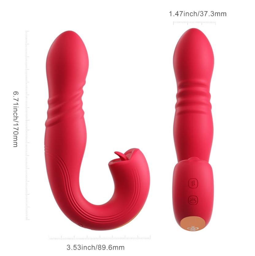 Clit Licker & Joi Thrust 2 Pressure Sensing - by Honey Play Box