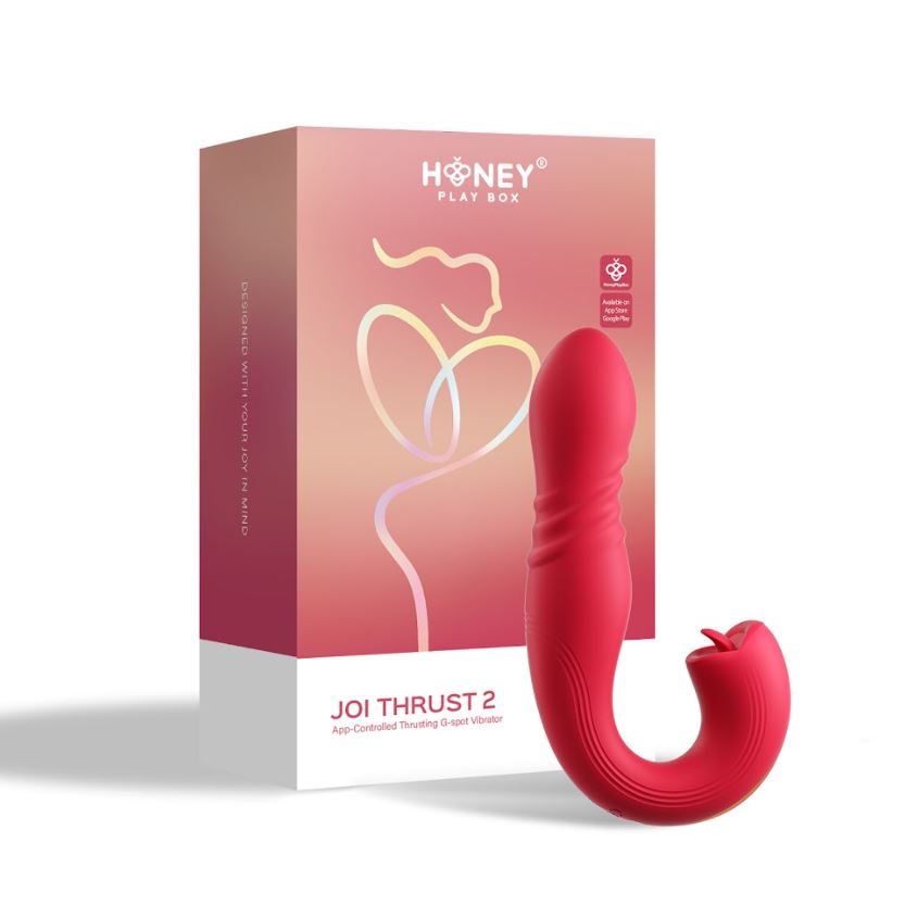 Clit Licker & Joi Thrust 2 Pressure Sensing - by Honey Play Box