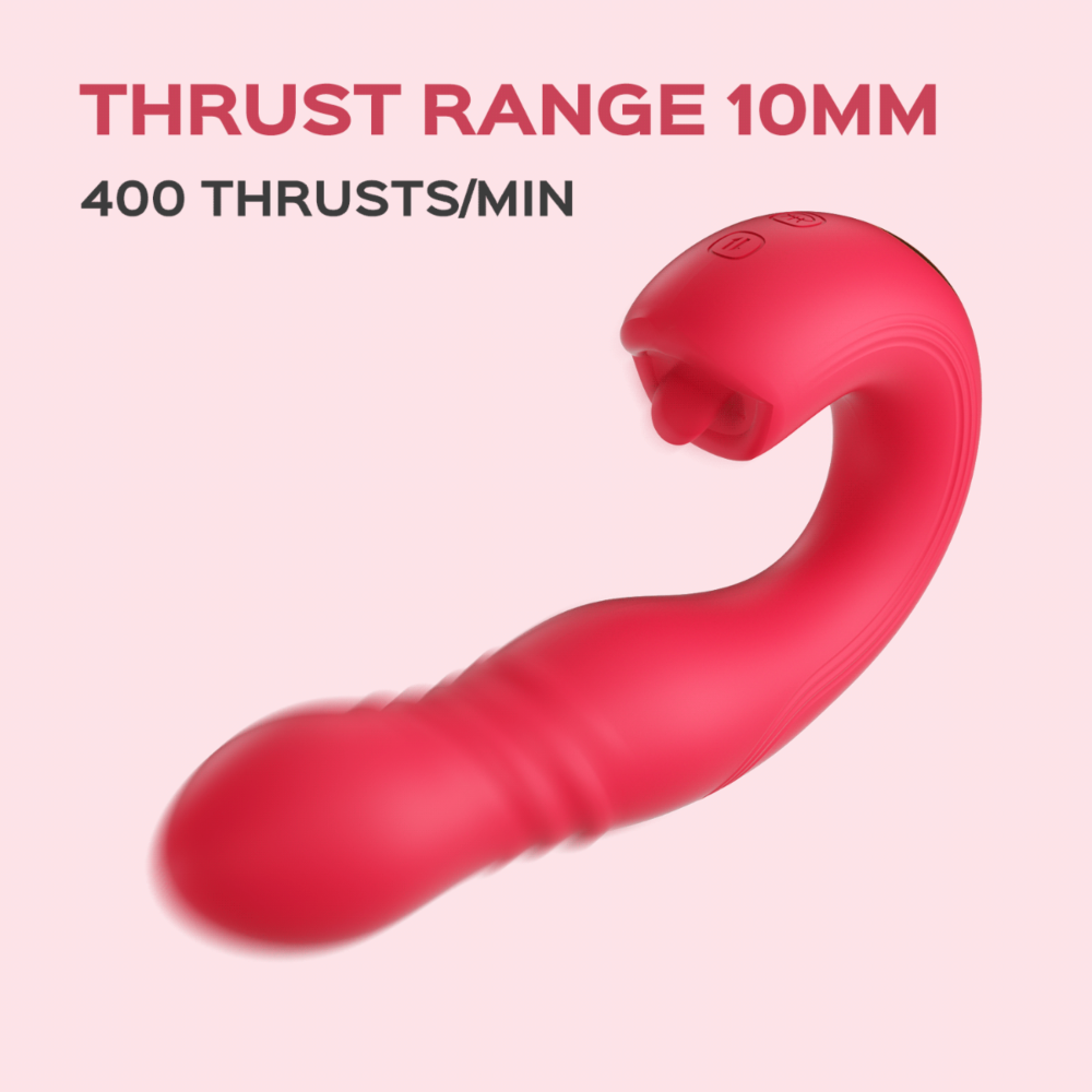 Clit Licker & Joi Thrust 2 Pressure Sensing - by Honey Play Box