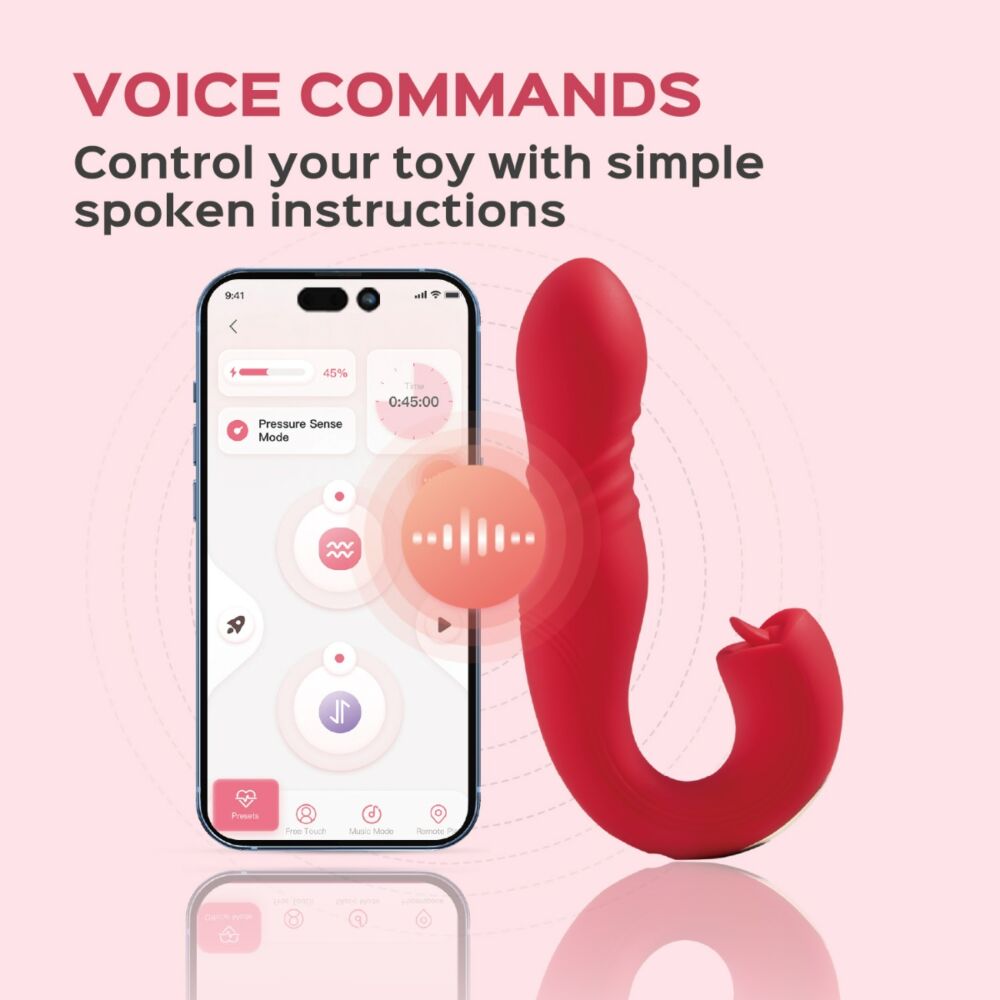 Clit Licker & Joi Thrust 2 Pressure Sensing - by Honey Play Box