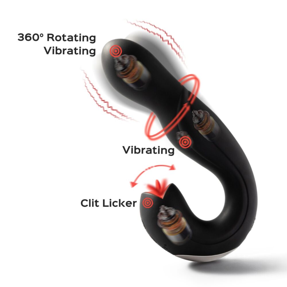 Pro Rotating Flicking GSpot/Clit Joi by Honey Play Box
