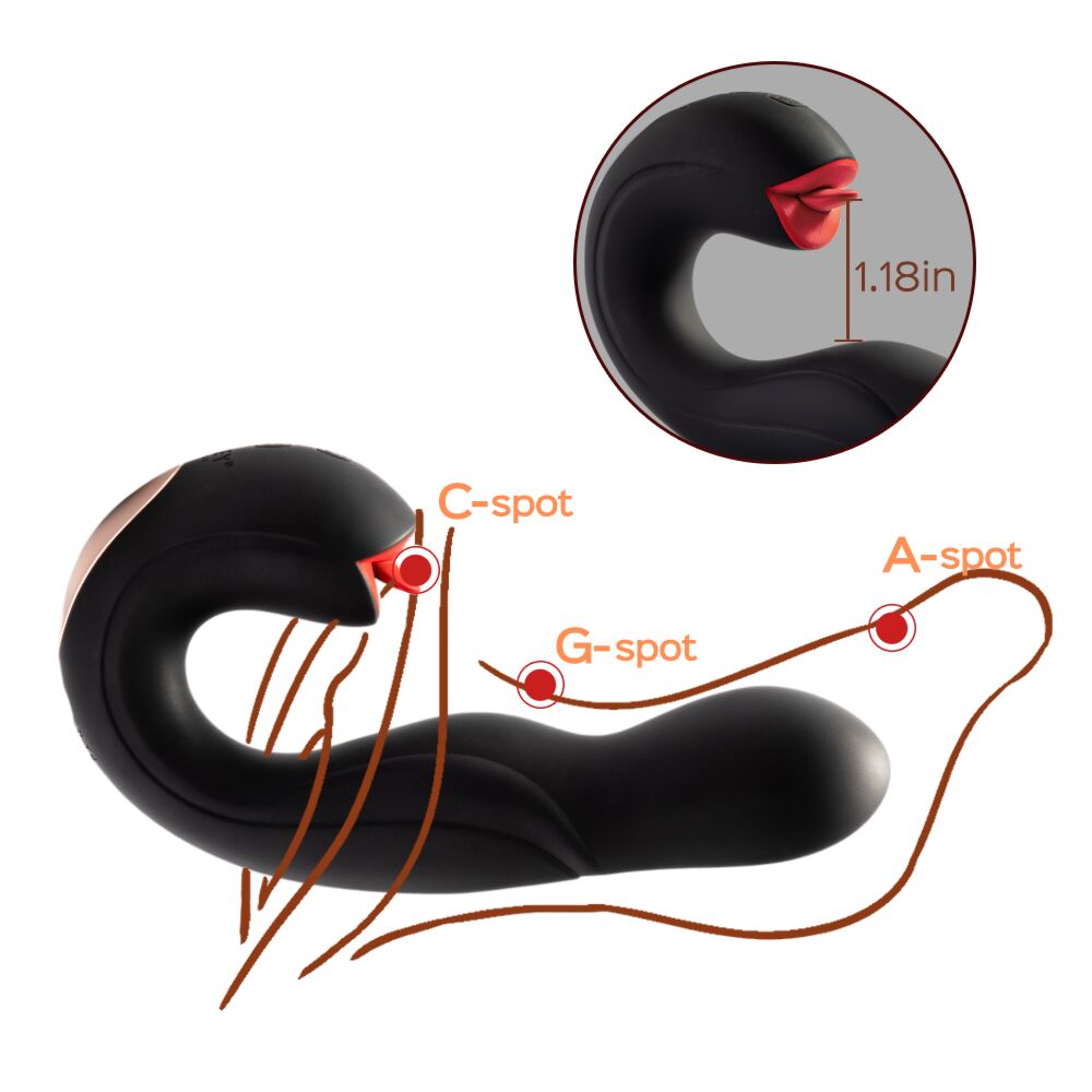Pro Rotating Flicking GSpot/Clit Joi by Honey Play Box