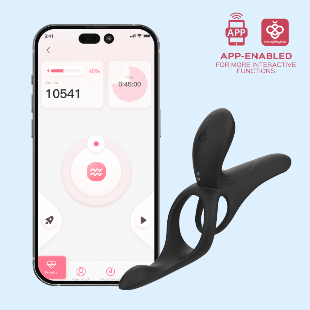 Couples Orgasm Toy - App-Enabled Honey Play Box