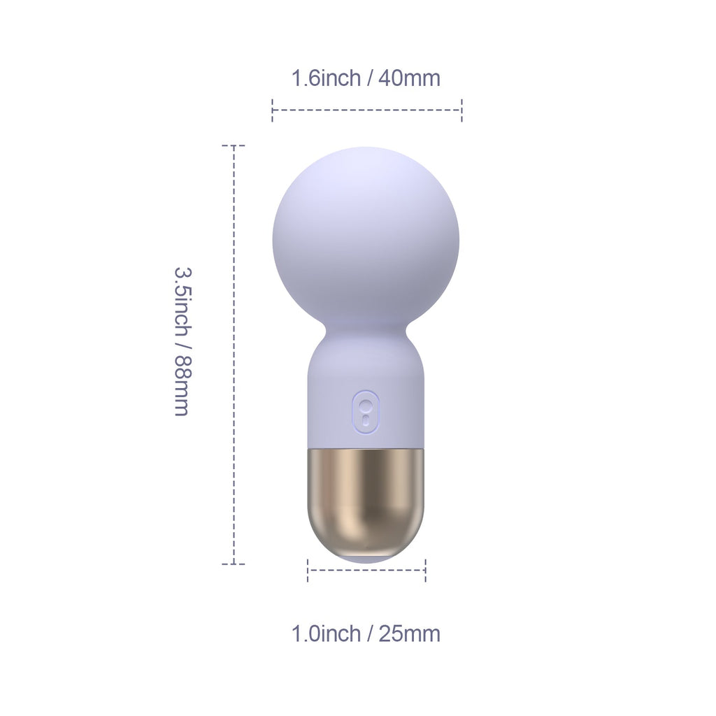 Pocket Mini Pokewan Vibrating Wand - Pur Honey Play Box