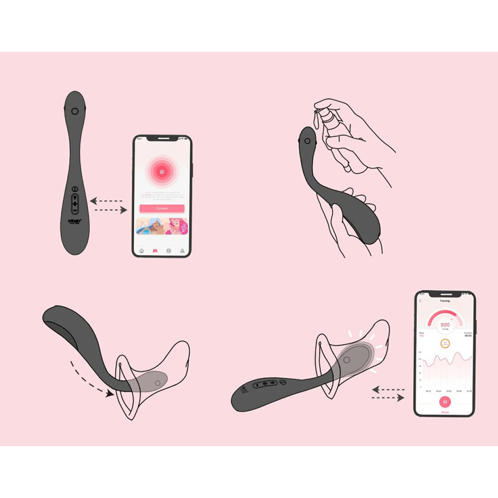Sensory Enabled Kegel Trainer Aira Puff Honey Play Box