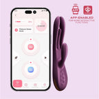 Vaginal Temp & Menstrual Tracking Terri App-Enabled G-Flicking Rabbit Honey Play Box