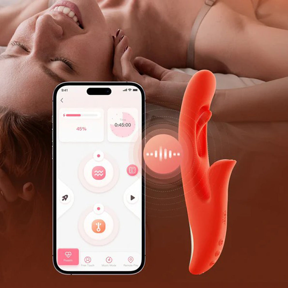 Voice Controlled Flicking Rabbit Vibe Honey Box Play