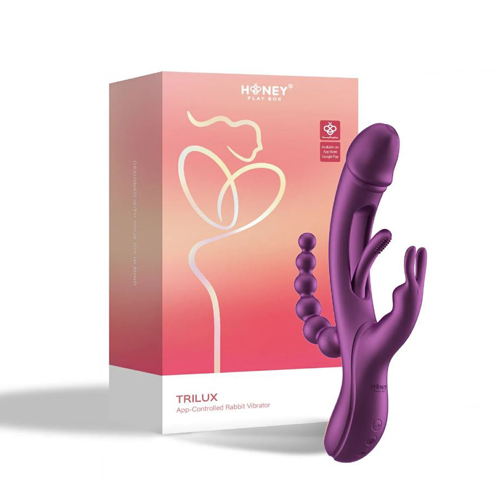 App-Enabled Kinky Fingers Rabbit Trilux Honey Play Box