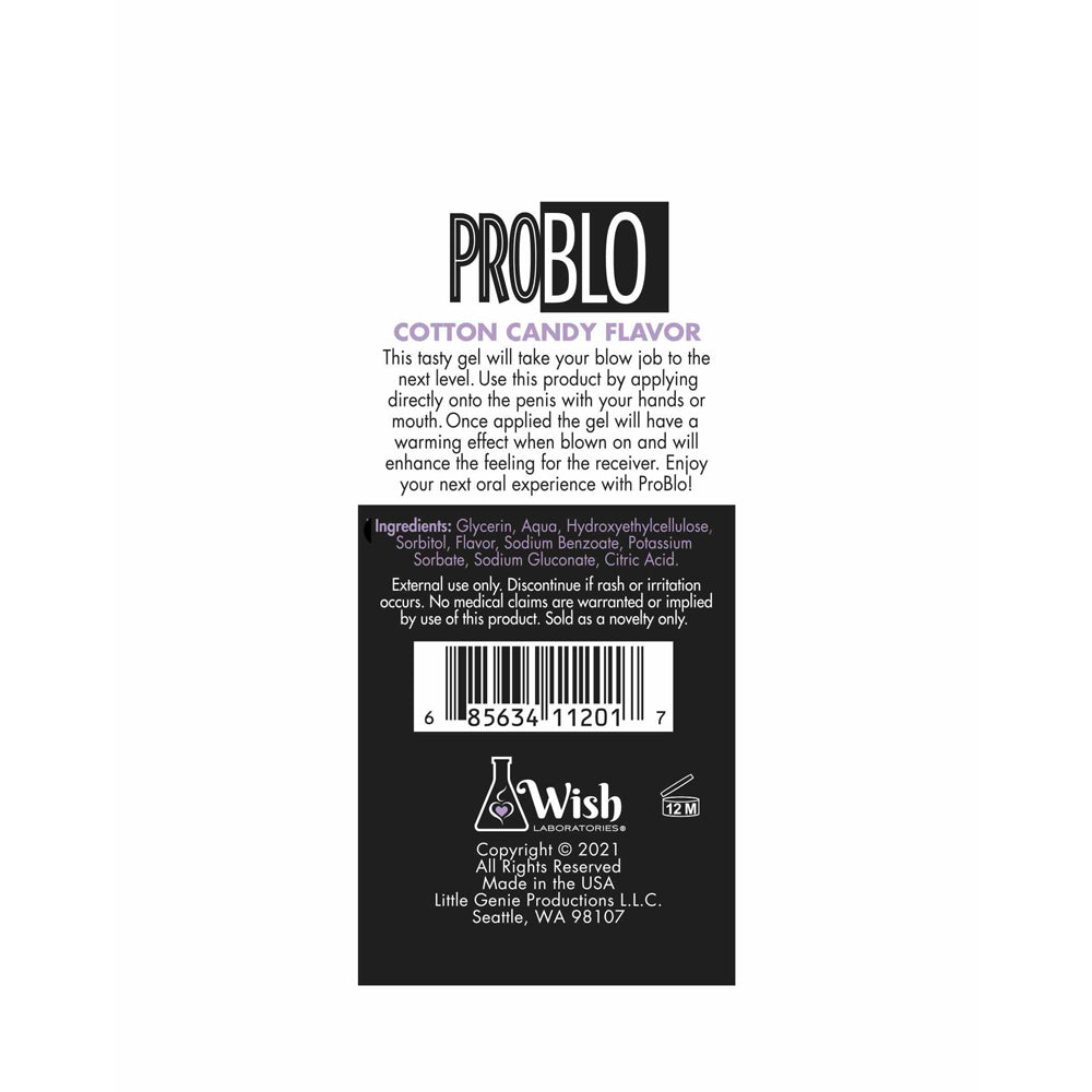 ProBlo Job Oral Pleasure Gel - Cotton Candy