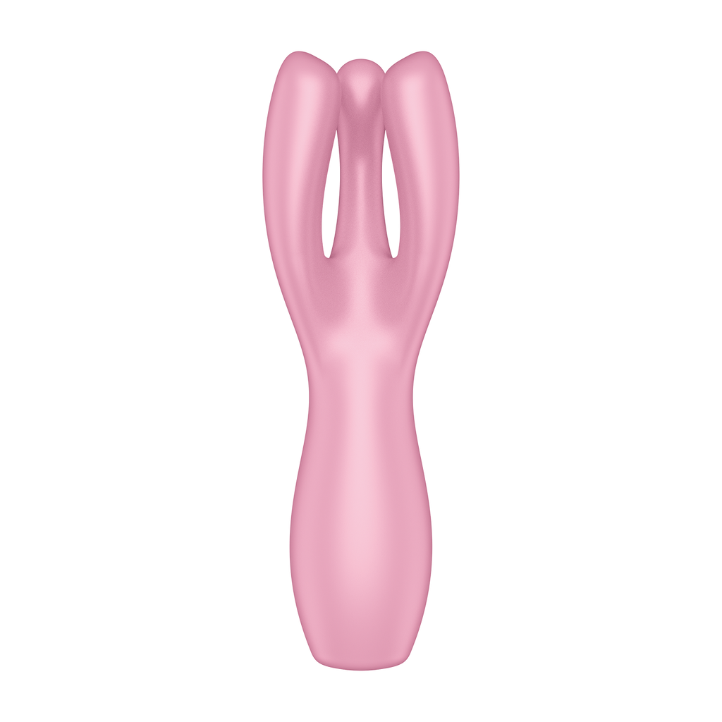 3X Pleasure Vibrator Threesome 3 - Pink