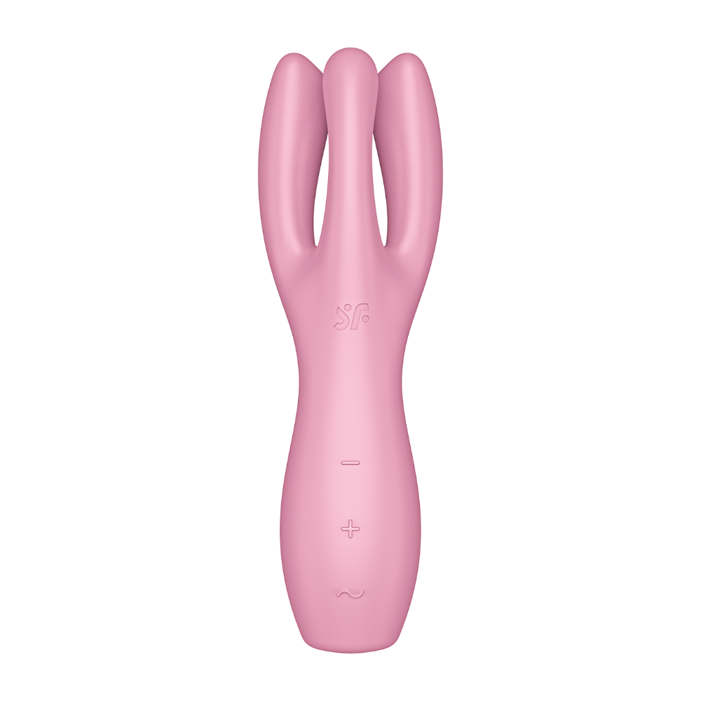 3X Pleasure Vibrator Threesome 3 - Pink