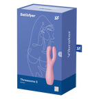 3X Pleasure Vibrator Threesome 3 - Pink