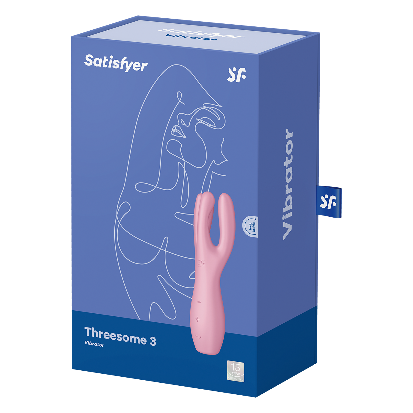 3X Pleasure Vibrator Threesome 3 - Pink