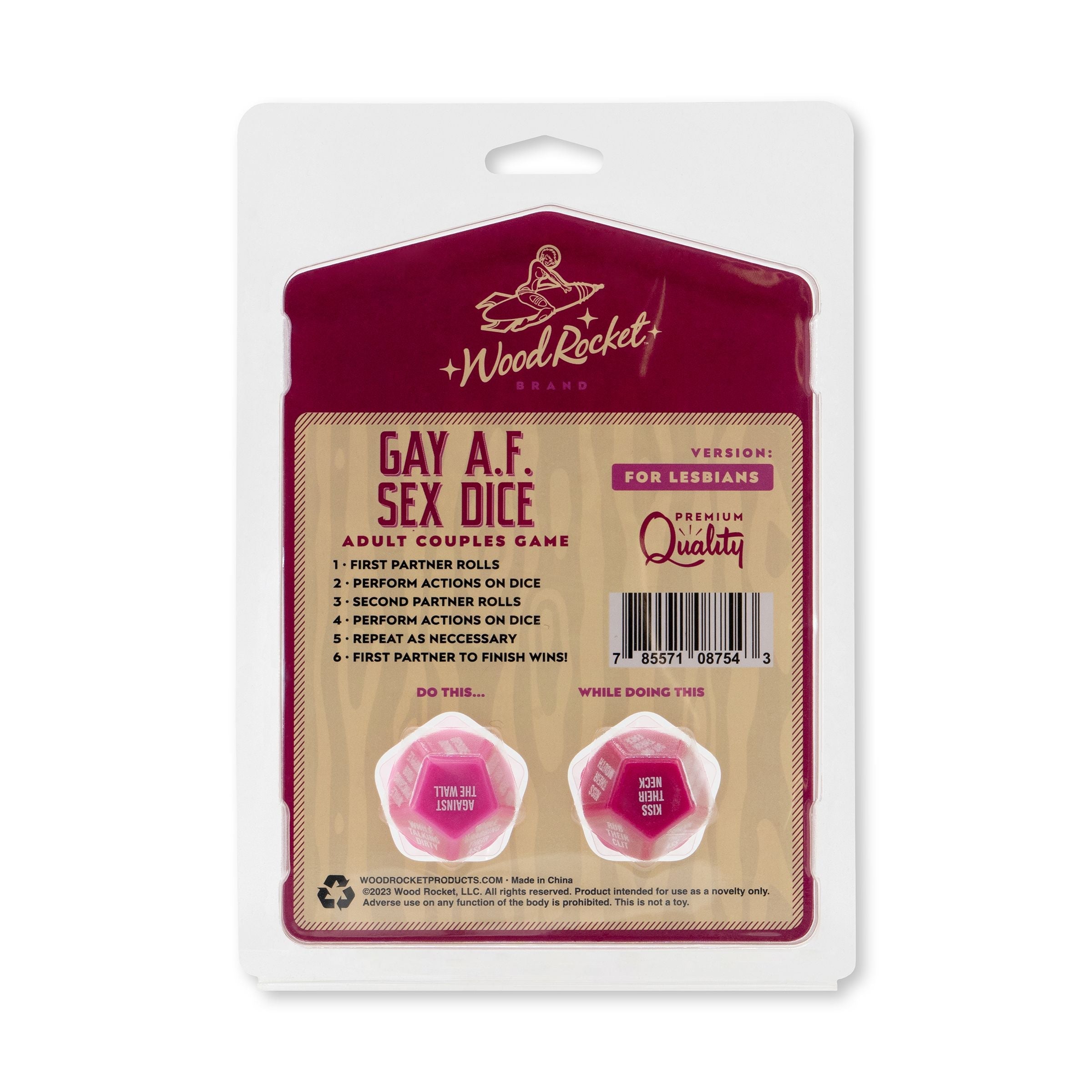 Hers & Hers SEX DICE: For Lesbians