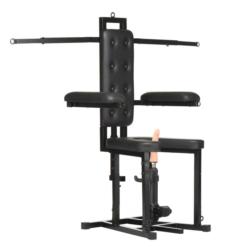 Enforcer Chair with Sex Machine