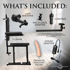 Enforcer Chair with Sex Machine