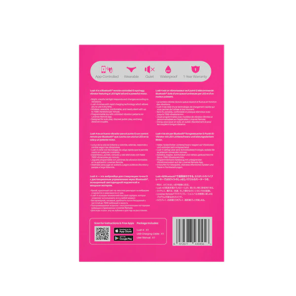 Lovense Lush 4. Remote Control Vibrator for Intense Orgasms. Lovense Location Safe.