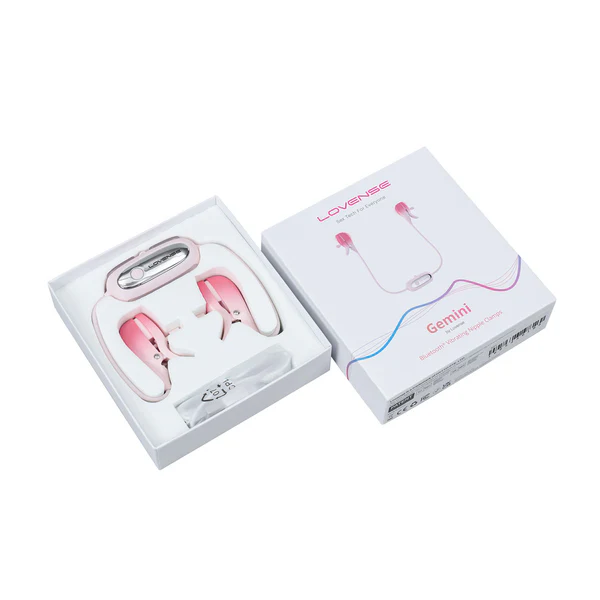 Gemini Vibrating Dual Nipple Clamps