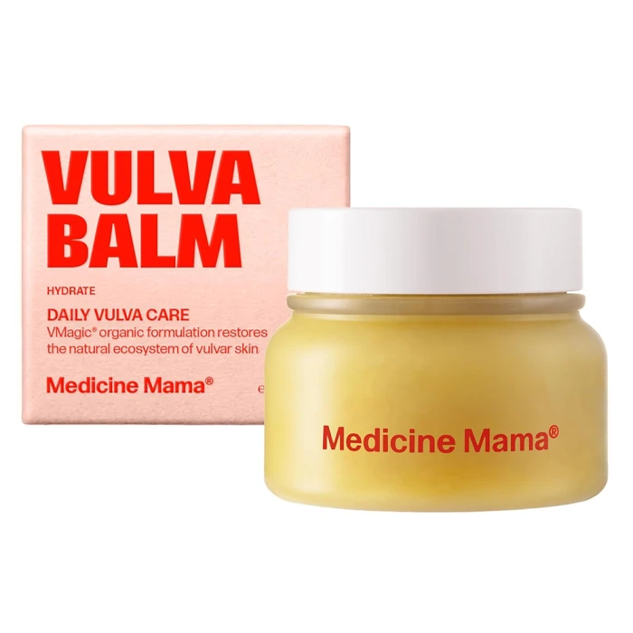 Vulva Relief & Hydration Balm Medicine Mama VMagic Organic 2oz - For shaving, waxing, menopause,  perimenopause,  chafing, and sexual pleasure