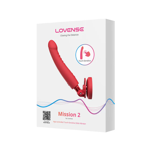 Mission 2 - Vibration Suction Cup Dildo. Pair with the Solace Pro to mimic the sensations of the Mission with the thrusts of the Solace pro. Or play solo. Lovense Location Safe.