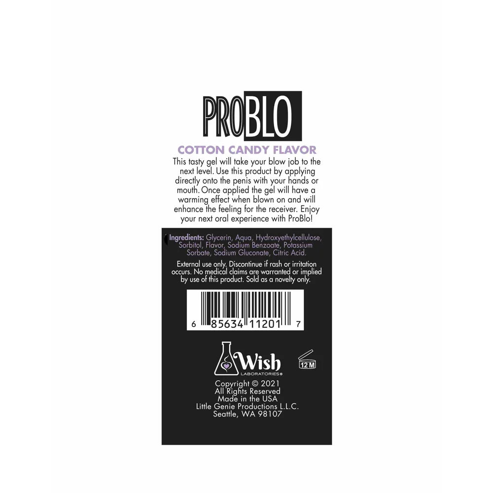 ProBlo Job Oral Pleasure Gel - Cotton Candy