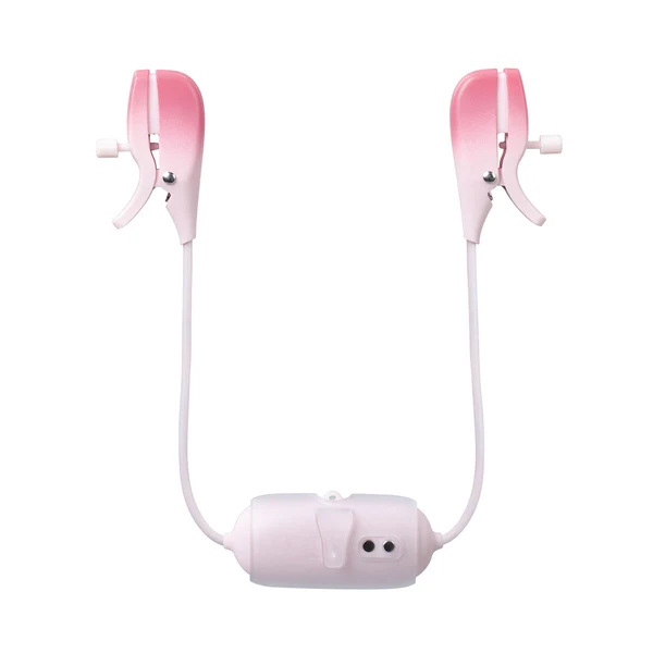 Gemini Vibrating Dual Nipple Clamps