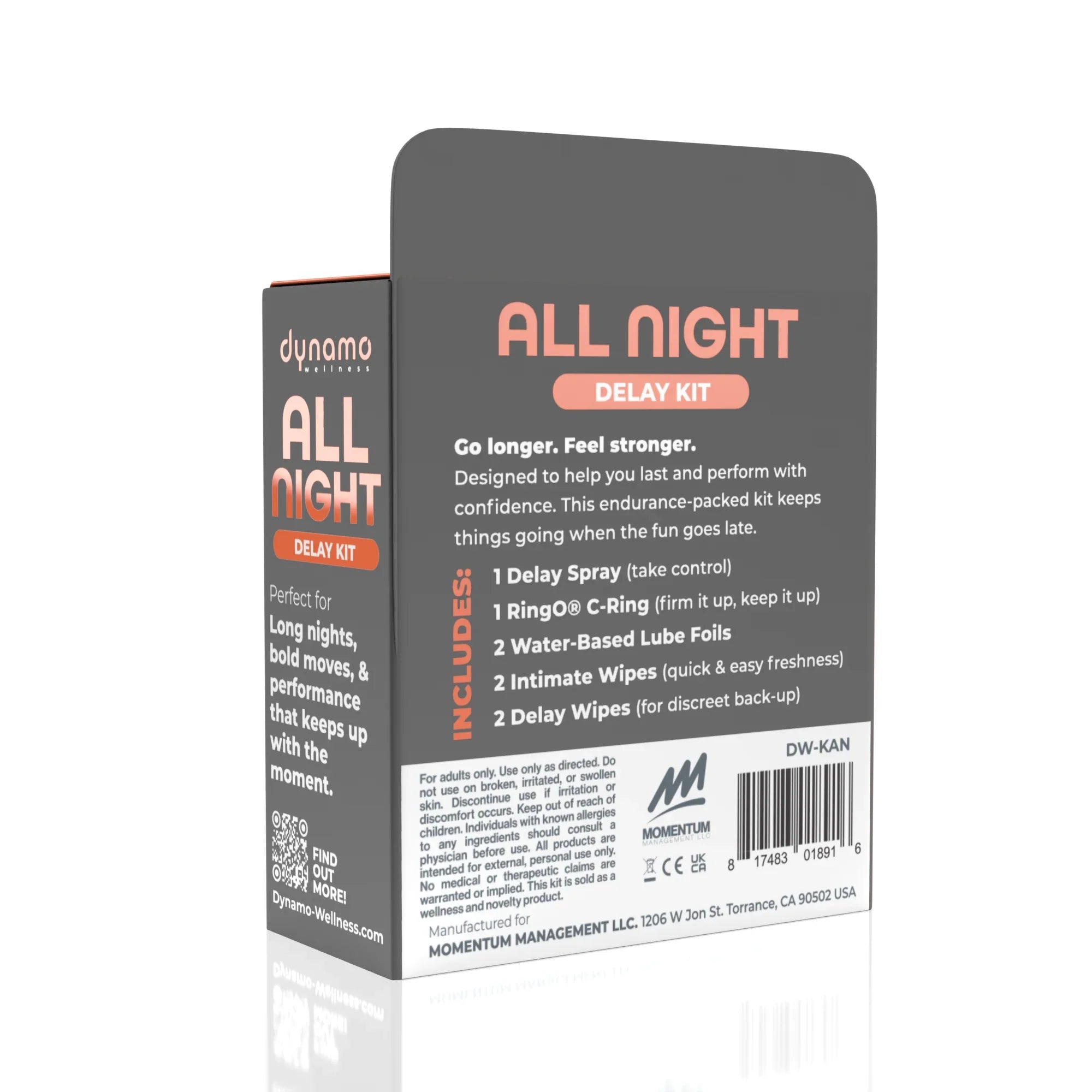 All Night Delay Intimacy Kit Spray, Cock Ring & More