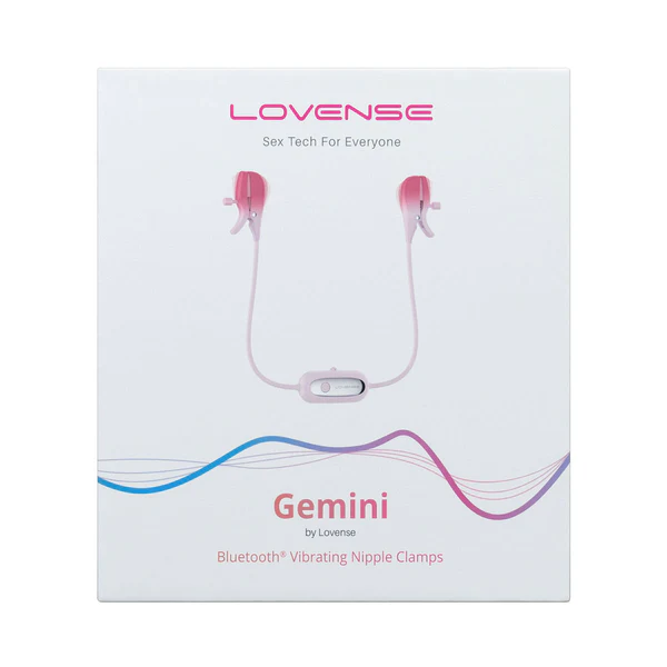 Gemini Vibrating Dual Nipple Clamps