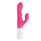 NORA BLUETOOTH RABBIT VIBRATOR - (Clitoral & G-Spot Stimulation. Lovense Location Safe App – Control Vibrations from Afar on Video Chat)