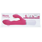 NORA BLUETOOTH RABBIT VIBRATOR - (Clitoral & G-Spot Stimulation. Lovense Location Safe App – Control Vibrations from Afar on Video Chat)