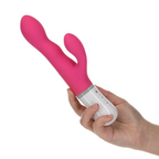 NORA BLUETOOTH RABBIT VIBRATOR - (Clitoral & G-Spot Stimulation. Lovense Location Safe App – Control Vibrations from Afar on Video Chat)
