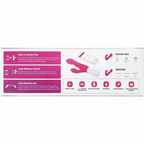 NORA BLUETOOTH RABBIT VIBRATOR - (Clitoral & G-Spot Stimulation. Lovense Location Safe App – Control Vibrations from Afar on Video Chat)