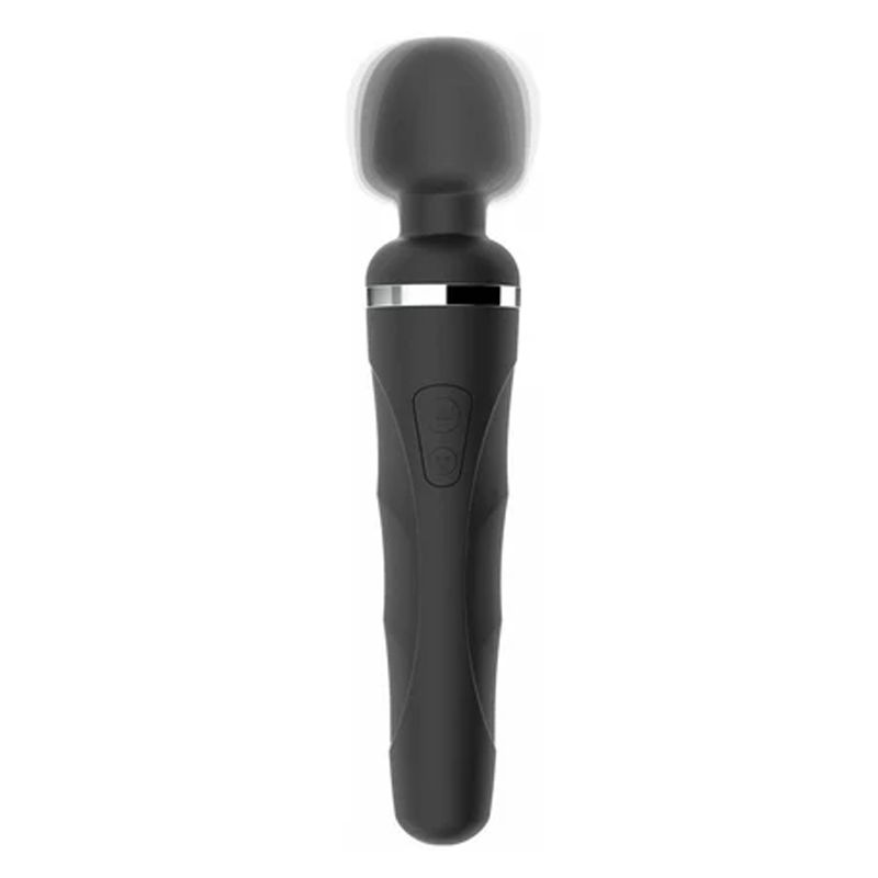 DOMI 2 PROGRAMMABLE WAND - LOVENSE BLACK (Clitoral & G-Spot Stimulation. In-App Video & Message Chat. Give your partner control.  Lovense Location Safe)