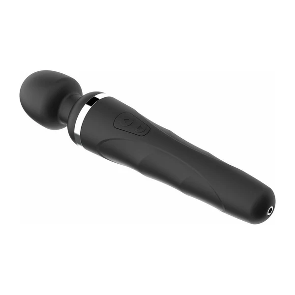 DOMI 2 PROGRAMMABLE WAND - LOVENSE BLACK (Clitoral & G-Spot Stimulation. In-App Video & Message Chat. Give your partner control.  Lovense Location Safe)