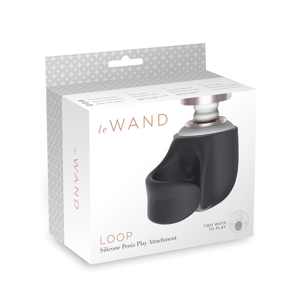 Loop Silicone Attachment - Make any Vibrator a Stroking Cock Ring
