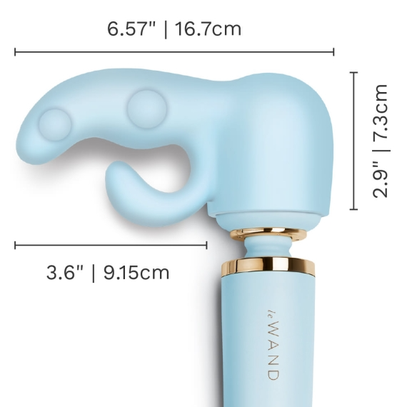 Dual Original Silicone Attachment - For Every Vibrator to Create Triple the Pleasure