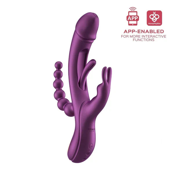 App-Enabled Kinky Fingers Rabbit Trilux Honey Play Box